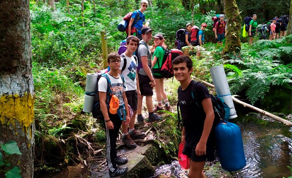 Niños de excursión